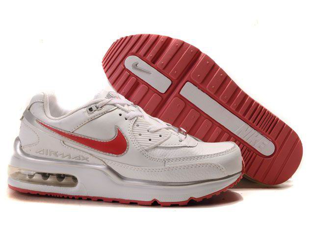 Womens Nike Air Max LTD II White Silver Red